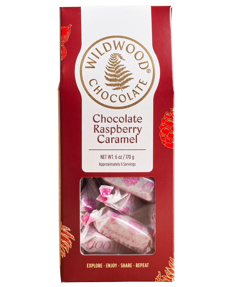 Chocolate Raspberry Caramel Box | Wildwood Chocolate | Award Chocolate Raspberry Caramel Box | Wildwood Chocolate | Award