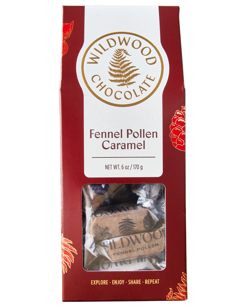 Fennel Caramel Box | Wildwood Chocolate | Award Winning | Handcrafted Fennel Caramel Box | Wildwood Chocolate | Award Winning | Handcrafted