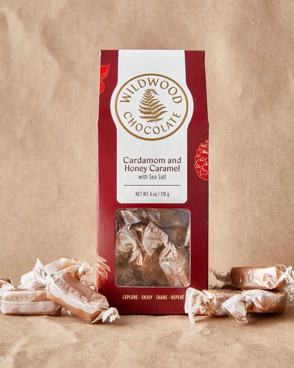 Cardamom Honey Caramel Box | Wildwood Chocolate | Award Winning ...